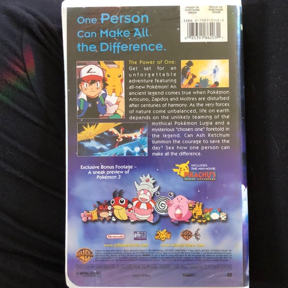 VHS Pokémon 2000 - Picture 2 of 3